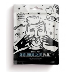 Máscara Facial Anti-Arrugas GENTLEMENS SHEET MASK Barber Pro