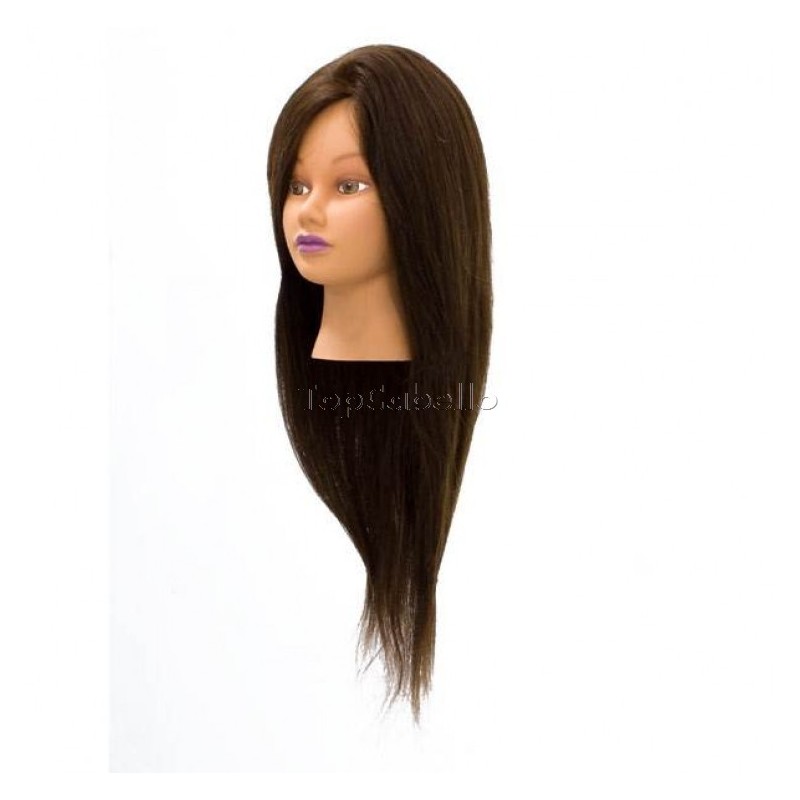 Cabeza Maniquí Peluquería Steinhart Pelo 100% Humano 60cm 