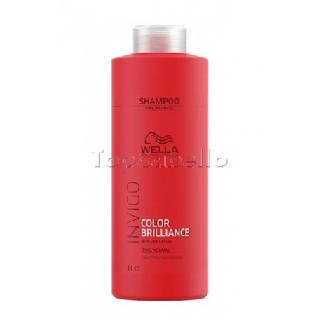 Wella Invigo Brilliance Champú Cabello Coloreado Fino o Normal 1000ml