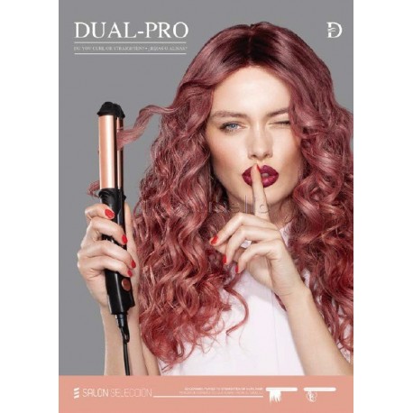 Plancha DUAL-PRO 3 en 1 (Plancha, Riza, Ondula) Salerm Salon Seleccion -  TopCabello. Tienda Online de productos de peluquería y estética.