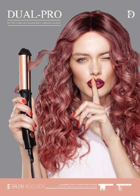 Plancha DUAL-PRO 3 en 1 (Plancha, Riza, Ondula) Salerm Salon Seleccion -  TopCabello. Tienda Online de productos de peluquería y estética.