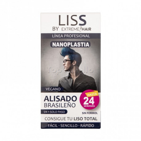 Alisado Brasileño para Hombre 1 Solo Paso LISS by EXTREME HAIR 100ml -  TopCabello. Tienda Online de productos de peluquería y estética.