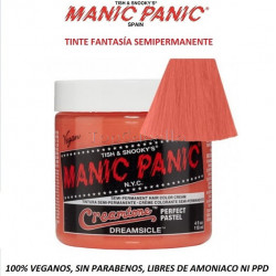 Tinte Fantasía Semipermanente MANIC PANIC Classic DREAMSICLE (sin parabenos, amonicaco ni PPD)