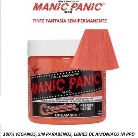 Tinte Fantasía Semipermanente MANIC PANIC Classic DREAMSICLE (sin parabenos, amonicaco ni PPD)