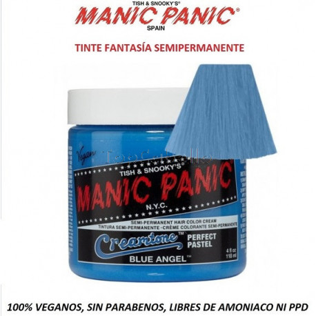 Tinte Fantasía Semipermanente MANIC PANIC Classic BLUE ANGEL (sin parabenos, amonicaco ni PPD)