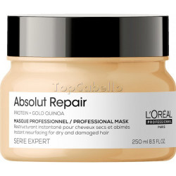 Mascarilla Reestructuración Instantánea ABSOLUT REPAIR GOLDEN (Protein + Gold Quinoa) LOREAL 250ml