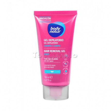 Gel Depilatorio de Cuerpo Frutos Rojos Body Natur 150ml.