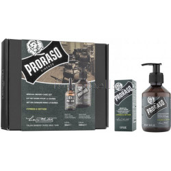 Estuche Regalo Cuidado Barba CYPRESS AND VETYVER Proraso (Champú + Aceite Barba)